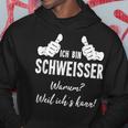 Welding Ich Bin Welder Weil Ichs Kann Kapuzenpullover Lustige Geschenke