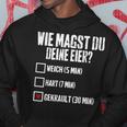 Wie Magst Du Deine Eier Gekrault Lustiges Kapuzenpullover Lustige Geschenke