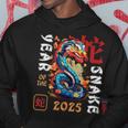 Year Of The Snake 2025 Zodiac Chinese New Year 2025 Kapuzenpullover Lustige Geschenke