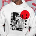 Aesthetic Retro Tokyo Tower Silhouette Japan Fans Kapuzenpullover Lustige Geschenke