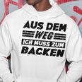 Backen Hobby Lustiger Backen Spruch Kapuzenpullover Lustige Geschenke