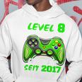 Children's Level 8 Birthday Boy Gamer 2017 8Th Birthday Kapuzenpullover Lustige Geschenke