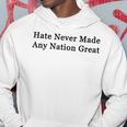 Hate Never Made Any Nation Great Kapuzenpullover Lustige Geschenke