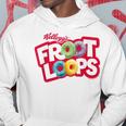 Kellogg's Froot Loops Breakfast Cereal Logo Blue Kapuzenpullover Lustige Geschenke