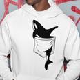 Casual Killer Whale Orca In Your Pocket Blue Kapuzenpullover Lustige Geschenke