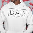 New Dad 2025 Daddy 2025 Father 2025 Dad Est 2025 Kapuzenpullover Lustige Geschenke