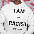 I Am Not Racist Promised Gray Kapuzenpullover Lustige Geschenke