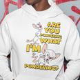 Pinky And The Brain Pondering Gray Kapuzenpullover Lustige Geschenke