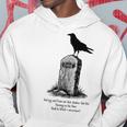 The Raven El Cuervo Poe Usher Lápida Gótico Nevermore Oscuro Sudadera Regalos divertidos