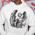 Saint Michael The Archangel Tattoo Style Kapuzenpullover Lustige Geschenke