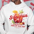 Sangria Is My Favorite Fruit Salad Party Kapuzenpullover Lustige Geschenke