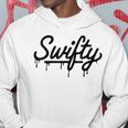 Swifty Fan Merch Ns First Name Taylor Outfit Drip Gray Kapuzenpullover Lustige Geschenke