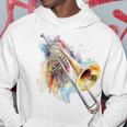 Trombone Instrument De Musique Motif Trombone Sweat à capuche Cadeaux drôles