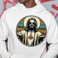 Vintage Buddy A Christ Cool Jesús Con Gafas De Sol Religión Manga Larga Sudadera Regalos divertidos