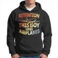 This Boy Likes Planes Aviation Boys Kapuzenpullover