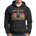 Catintage Pew Pew Madafakas Cat Ho Ho Ho Christmas Kapuzenpullover