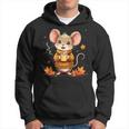 Cute Mouse With Autumn Graphic Kapuzenpullover