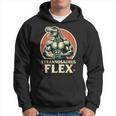 Divertido Bodybuilder Tyrannosaurus Flex Gym T-Rex Dinosaur Sudadera
