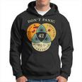 Don't Panic Life Universe Everything 42 Science Fiction Space Lovers Kapuzenpullover