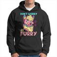 Don't Worry Be Furry I Furry Fandom Cosplay Kapuzenpullover