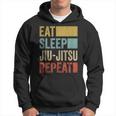 Eat Sleep Jiu-Jitsu Repeat Jiu-Jitsu Sin Mangas Sudadera