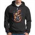 Electric Guitar With Flames Kapuzenpullover