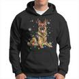 German Shepherd Christmas Tree Lighting Pyjamas Dog Lover Christmas Kapuzenpullover