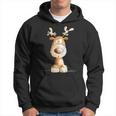 Happy Reindeer I Deer Wild Animal Elk Christmas Fun Kapuzenpullover