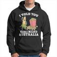 Ich Habe Dir Gesagt Ein Roadtrip Durch Australien Souvenir Popcorn Witz Reisen Kapuzenpullover