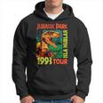 Jusrassic Park Isla Nublar 1993 Tour Poster Kapuzenpullover