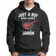 Just A Boy Who Loves Jamon Jamon Sudadera