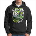 Level 18 Birthday Boy Gamer Man Decoration Age 2007 Kapuzenpullover