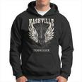 Nashville Tennessee Alas De Guitarraintage Sin Mangas Sudadera