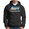 Oberstaufen Bayern Germany Retro 80S Ski Kapuzenpullover