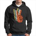 Signo De La Paz Amor Mano Dedo Signo De La Paz Retro Sudadera