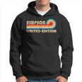 Simpson Surname Retrointage 80S 90S Birthday Reunion Sweat à capuche