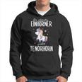 Tenor Horn Tenor Hornist Unicorn Slogan Idea Kapuzenpullover