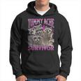 Tummy Ache Survivor Raccoon Meme Bootleg Graphic 90S Kapuzenpullover