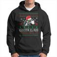 Ugly Christmas Zander Claus Angler Weihnachten Fishing Sports Kapuzenpullover