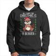 Ugly Xmas Sweater Christmas Beavers Lover Kapuzenpullover