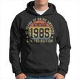 Vintage 1985 Edición Limitada 40 Años 40 Cumpleaños Sin Mangas Sudadera