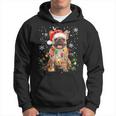 Xmas Lighting Santa French Bulldog Dog Christmas Kapuzenpullover