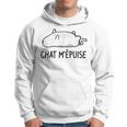 Chat Humour Cadeau Chat M'épuise Sweat à capuche