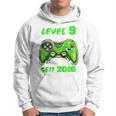 Children's Level 9 Birthday Boy Gamer 2016 9Th Birthday Kapuzenpullover