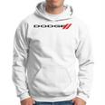 Dodge Wordmark Logo Gray Kapuzenpullover