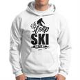 Eat Sleep Ski Repeat Ski Kapuzenpullover