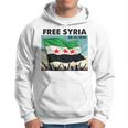 Free Syria Syria Revolution Freedon Flag Blue Kapuzenpullover