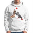 Grey Parrot Love Parrot Heart Bird Kapuzenpullover