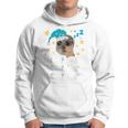 Hamsti Schlafi Schlafi Sad Hamster Schlafi Schlafi Blue Kapuzenpullover