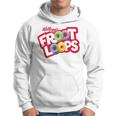 Kellogg's Froot Loops Breakfast Cereal Logo Blue Kapuzenpullover